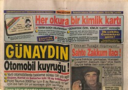 Günaydın Gazetesi 16 Şubat 1988 - Ayasofyanın Altında 160 Ton Altın Yatıyor GZ64189 - 1
