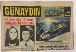 Günaydın Gazetesi 16 Temmuz 1975 - Uzayda Büyük Randevu GZ13162 - 2