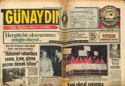 Günaydın Gazetesi 17 Mayıs 1978 - Celal Bayar 96. Yaş Gününü Kutladı - Fatma Girik Akdeniz'in Temiz Sularında Serinliyor GZ152049 - 1