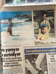 Günaydın Gazetesi 17 Mayıs 1978 - Celal Bayar 96. Yaş Gününü Kutladı - Fatma Girik Akdeniz'in Temiz Sularında Serinliyor GZ152049 - 2