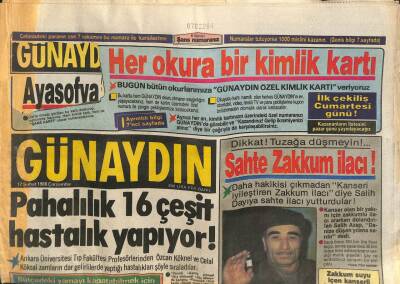 Günaydın Gazetesi 17 Şubat 1988 - Fransadaki Türkler Fransız Ordusunda Askerlik Yapabilecek GZ105257 - 1