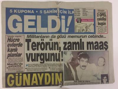 Günaydın Gazetesi 17 Temmuz 1990 - Memur Direnişte ,Bordro Yaktı GZ13190 - 2