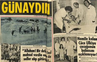 Günaydın Gazetesi 18 Ağustos 1971 - Muhterem Nur 7 Gün Hapse Mahkum Oldu GZ73890 - 1