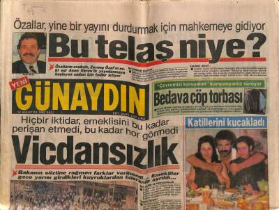 Günaydın Gazetesi 18 Ağustos 1992 - Assolist Muazzez Abacı GZ72155 - 2