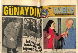 Günaydın Gazetesi 18 Eylül 1972 - İnönü Son Kardeşini De Toprağa Verdi - Türkan Şoray'a Moral Verdi - M. Ali Clay Beşinci Çocuğunu Bekliyor GZ143286 - 1
