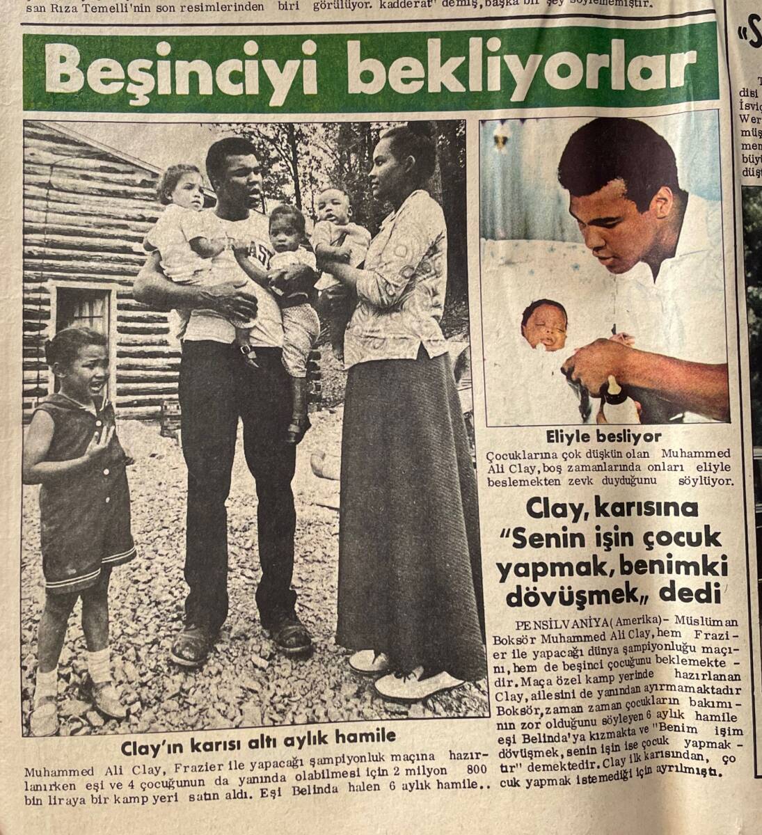 Günaydın Gazetesi 18 Eylül 1972 - İnönü Son Kardeşini De Toprağa Verdi - Türkan Şoray'a Moral Verdi - M. Ali Clay Beşinci Çocuğunu Bekliyor GZ143286 - 2