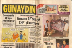 Günaydın Gazetesi 18 Haziran 1980 - Turgut Özal'ın Paris Dönüşü İstifa Edeceği Öne Sürüldü - Zeki Müren'i Tedavi Eden Doktorlar Konuştu! GZ142554 - 1