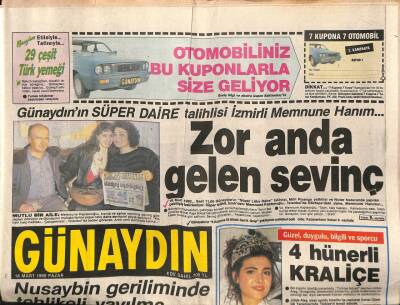 Günaydın Gazetesi 18 Mart 1990 - Doğum Günü Hediyesi GZ55810 - 1