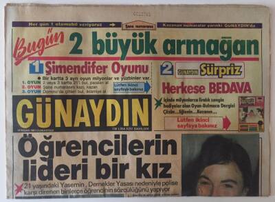 Günaydın Gazetesi 18 Nisan 1987 - Ajda Pekkan Kocam Benden Ne İstediyse Yaptım Diyor GZ22815 - 1