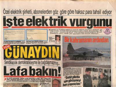 Günaydın Gazetesi 18 Temmuz 1992 - Doğum Günü Hediyesi GZ55999 - 1