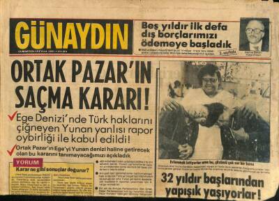 Günaydın Gazetesi 19 Eylül 1981 - Sovyetler Polonyaya Ültimatom Verdi ! GZ114714 - 1