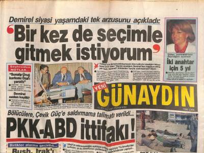 Günaydın Gazetesi 19 Eylül 1991 - Doğum Günü Hediyesi GZ55858 - 1