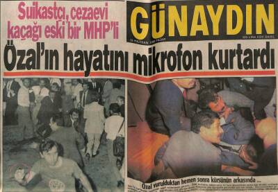 Günaydın Gazetesi 19 Haziran 1988 - Turgut Özalın Hayatını Mikrofon Kurtardı GZ56789 - 1