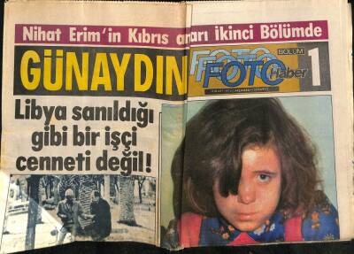 Günaydın Gazetesi 19 Mart 1975 - Libya Sanıldığı Gibi İşçi Cenneti Değil GZ58127 - 1