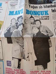 Günaydın Gazetesi 19 Ocak 1975 - Mavi Boncuk Film Afişi - Nilüfer Eurovision Şarkı Yarışması'ndan Çekildiğini Açıkladı! GZ146348 - 2