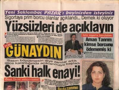 Günaydın Gazetesi 19 Temmuz 1992 - Doğum Günü Hediyesi GZ55998 - 1