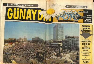 Günaydın Gazetesi 2 Haziran 1977 - Süleyman Demirel Celal Bayar İle Beraber Kürsüye Çıktı GZ58192 - 1