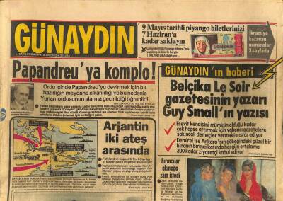 Günaydın Gazetesi 2 Haziran 1982 - Exocet Füzelerinin Karaborsa Fiyatı 5 Misli Birden Arttı GZ115746 - 1