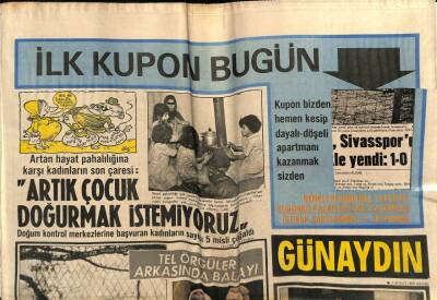 Günaydın Gazetesi 2 Şubat 1969 - Futbolcu Turgutun Oğluna Çorumlular Apartman Yaptırıyor GZ73886 - 1