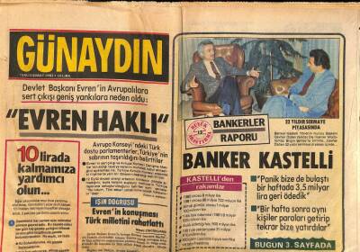 Günaydın Gazetesi 2 Şubat 1982 - Abdi İpekçi Anıldı - Ecevit 2 Ay 3 Gün Sonra Cezaevinden Çıktı GZ90740 - 1