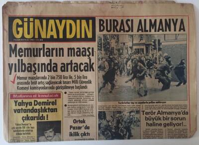 Günaydın Gazetesi 20 Eylül 1981 - Memurların Maaşı Yılbaşında Artacak GZ22820 - 1