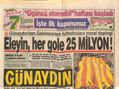 Günaydın Gazetesi 20 Kasım 1988 - Nastassia Kinskiyi Yaratan Film - Emel Sayından 44 Yaş Kahkahası GZ123208 - 1