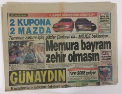 Günaydın Gazetesi 21 Haziran 1990 - Karadenizde Sel Felaketi 37 Kurban GZ13150 - 2