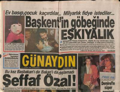 Günaydın Gazetesi 21 Kasım 1990 - Varil Zamları Halka Katlanarak Yansıtılıyor GZ87449 - 1