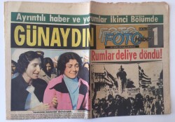 Günaydın Gazetesi 21 Ocak 1975 - Amerika İngiltere Rum Hükümetine Sert Bir Nota Verdi GZ11462 - 1