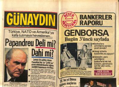 Günaydın Gazetesi 21 Ocak 1982 - Ermeniler Pariste Fransız Hava Yolları Terminalini Bombaladı GZ74257 - 1