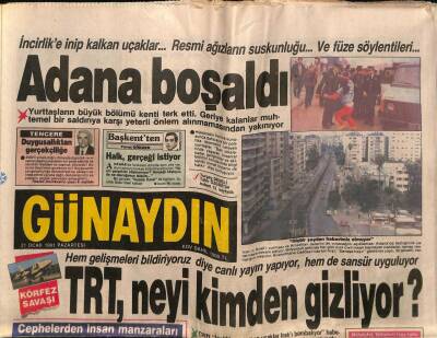 Günaydın Gazetesi 21 Ocak 1991 - Doğum Günü Hediyesi GZ58172 - 1