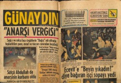 Günaydın Gazetesi 22 Aralık 1978 - Anarşi Vergisi Esnafı Canından Bezdirdi GZ64218 - 2