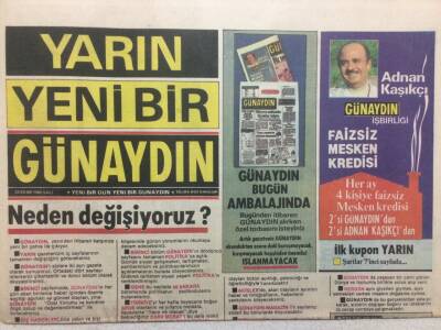 Günaydın Gazetesi 22 Ekim 1985 - Yarın Yeni Bir Günaydın GZ34912 - 1