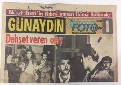 Günaydın Gazetesi 22 Şubat 1975 - Kıbrısta Türk Devletinin İlanından Sonra Bayram Havası Devam Ediyor GZ13212 - 2