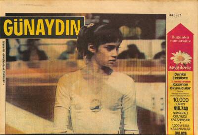 Günaydın Gazetesi 22 Temmuz 1976 - Ziraat Bankası , Köylülere Arazi Sulama Usulünü Öğretiyor - Montreal Olimpiyatının Harika Çocuğu Nadya ! GZ126086 - 1