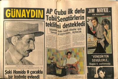 Günaydın Gazetesi 23 Şubat 1969 - Galatasaray PTT Zarfını da Kapattı GZ55807 - 1