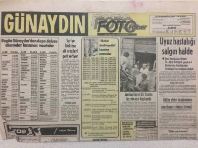 Günaydın Gazetesi 24 Ekim 1978 - Tütün Ekim Alanları Sınırlandırılıyor GZ50170 - 1