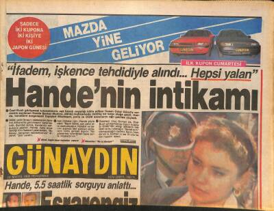 Günaydın Gazetesi 24 Mayıs 1990 - Cüneyt Arkının Veda Gecesi - Karamazov Kardeşlerin Sinema Klasiği GZ126998 - 1