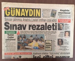 Günaydın Gazetesi 24 Mayıs 1992 - Anadolu Lisesi Sınavı İçin Müthiş Skandal İddiası GZ10233 - 1