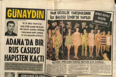 Günaydın Gazetesi 24 Nisan 1969 - Adanada Bir Rus Casusu Hapisten Kaçtı GZ58182 - 1
