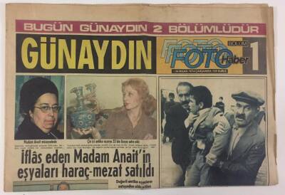Günaydın Gazetesi 24 Nisan 1974 - Kadın Elbiselerinde 1930 Modası Geri Geldi GZ13223 - 2