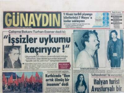 Günaydın Gazetesi 24 Nisan 1982 - İngiliz Filosu Savaş Bölgesinde GZ41228 - 1