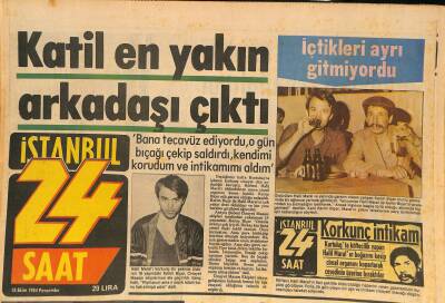 Günaydın Gazetesi 24 Saat Eki 18 Ekim 1984 - Sabancı Ve Başkanı - Penthouseun Kızları Otomobil Fuarında GZ126205 - 1