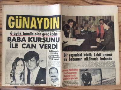 Günaydın Gazetesi 24 Şubat 1972 - Mao , Nixona Bir Çift Panda Ayısı Hediye Etti GZ72837 - 1