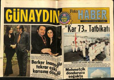 Günaydın Gazetesi 24 Şubat 1973 - Firavunların Gölgesinde Yaşayan İnsanların Ülkesi Mısır GZ58100 - 1