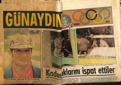 Günaydın Gazetesi 25 Ağustos 1972 - Ürdün Kralı Hüseyin Yeni Bir Filistin Kuruyor GZ55975 - 1