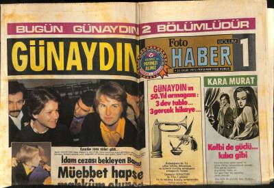 Günaydın Gazetesi 25 Ekim 1973 - Mısır Ve İsrail Savaşmaktan Tekrar Vazgeçti GZ55992 - 1