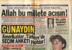 Günaydın Gazetesi 25 Ekim 1987 - Özal Ekonomisi İpin Ucunu Kaçırdı GZ61345 - 1