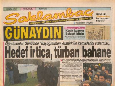 Günaydın Gazetesi 25 Kasım 1989 - Lübnan Başkan Arıyor - Kemal Sunalla Tatil Keyfi GZ126295 - 1