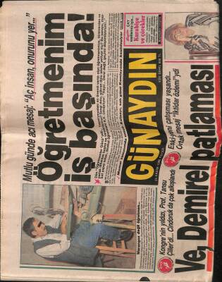 Günaydın Gazetesi 25 Kasım 1990 - Hülya Avşarın Fiyatı 100 Milyon Oldu GZ58077 - 1